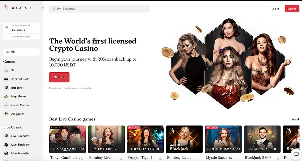 Bitcasino.io Lobby