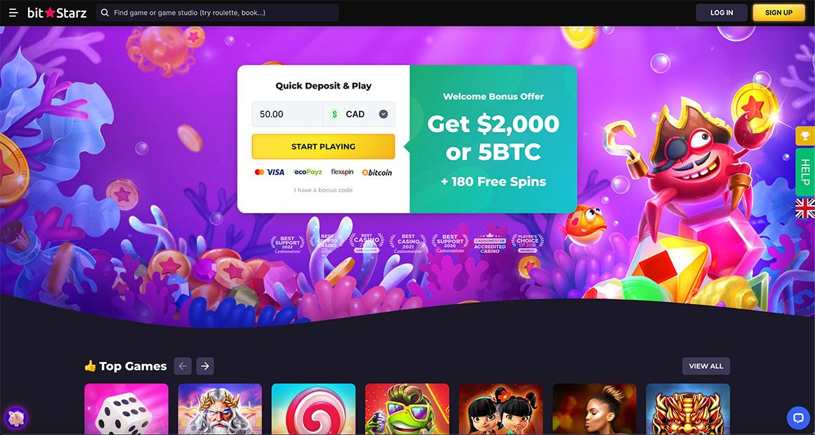 Bitstarz Casino Lobby